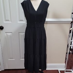 Sophia & Lee Black Maxi Dress